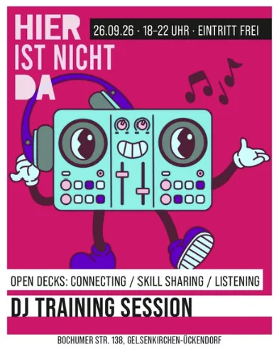 Flyer: DJ Training Session Flyer: DJ Training Session