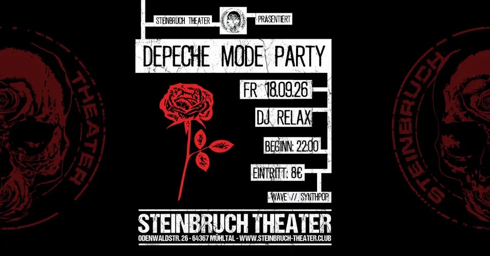 Flyer: Depeche Mode Party Flyer: Depeche Mode Party