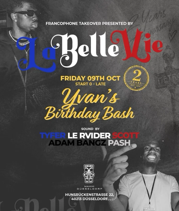 Flyer: La Belle Vie Flyer: La Belle Vie