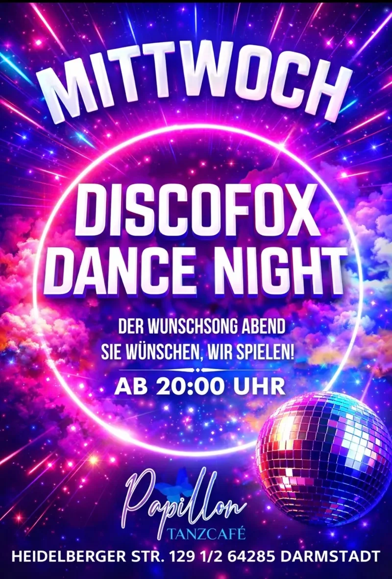 Flyer: Discofox Dance Night Flyer: Discofox Dance Night