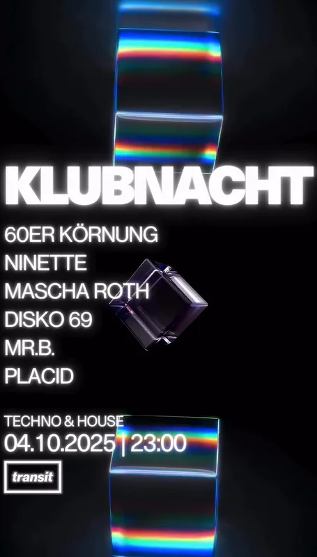 Flyer: Klubnacht X transit Flyer: Klubnacht X transit