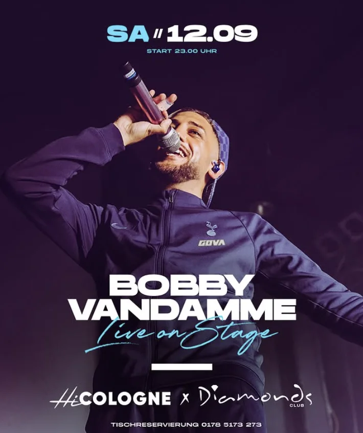 Flyer: BOBBY VANDAMME LIVE IN KÖLN Flyer: BOBBY VANDAMME LIVE IN KÖLN