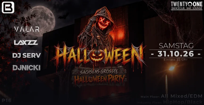 Flyer: Sachsens größte Halloween Party! Flyer: Sachsens größte Halloween Party!