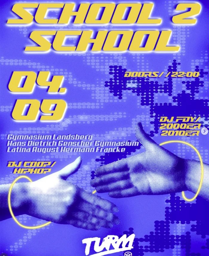 Flyer: SCHOOL2SCHOOL PARTY – SPECIAL Flyer: SCHOOL2SCHOOL PARTY – SPECIAL