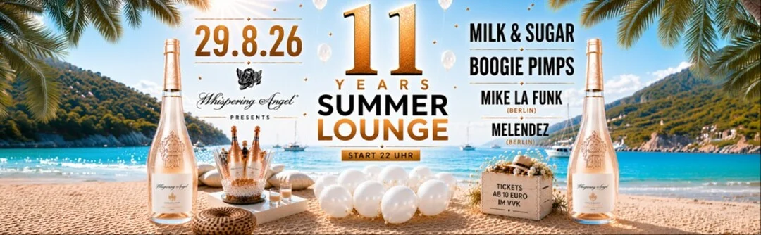 Flyer: 11 YEARS SUMMER LOUNGE Flyer: 11 YEARS SUMMER LOUNGE