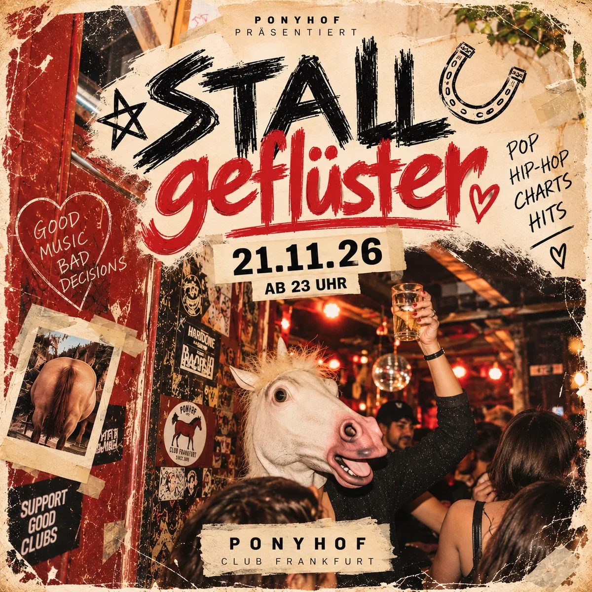 Flyer: Stallgeflüster im Ponyhof Flyer: Stallgeflüster im Ponyhof