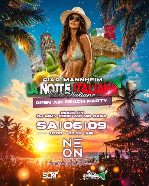 Flyer: La Notte Italiana Open Air Flyer: La Notte Italiana Open Air