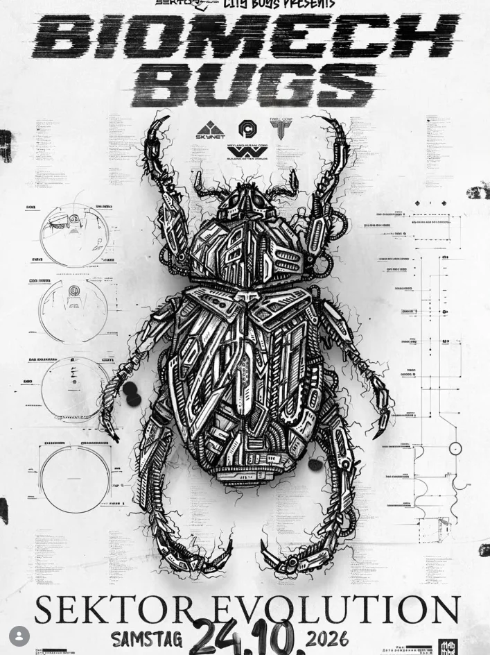 Flyer: BIOMECH BUGS Flyer: BIOMECH BUGS