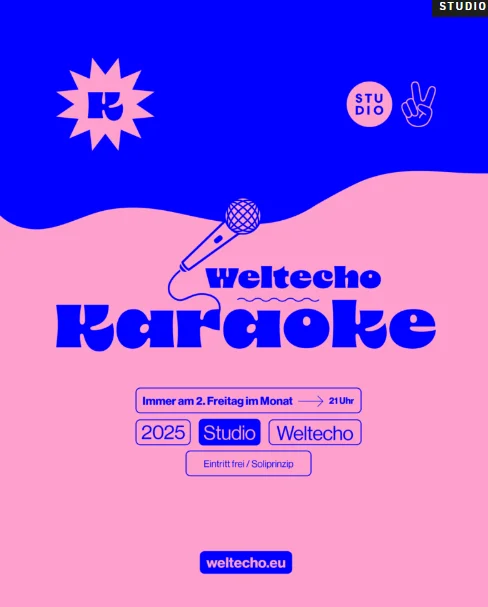 Flyer: Weltecho Karaoke Flyer: Weltecho Karaoke