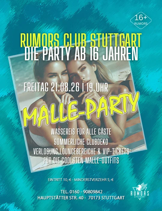 Flyer: Malle Party Flyer: Malle Party