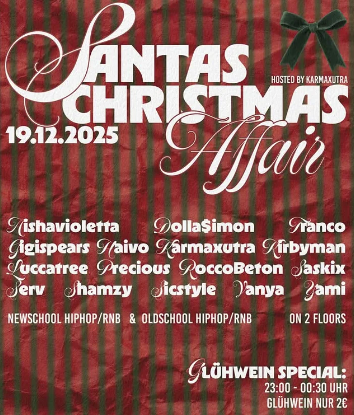 Flyer: SANTAS CHRISTMAS AFFAIR – DIE XMAS PARTY DES JAHRES! Flyer: SANTAS CHRISTMAS AFFAIR – DIE XMAS PARTY DES JAHRES!