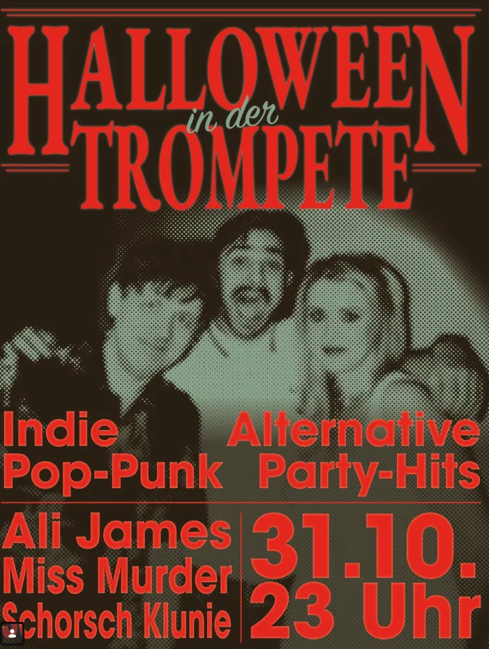 Flyer: Halloween in der Trompete Flyer: Halloween in der Trompete