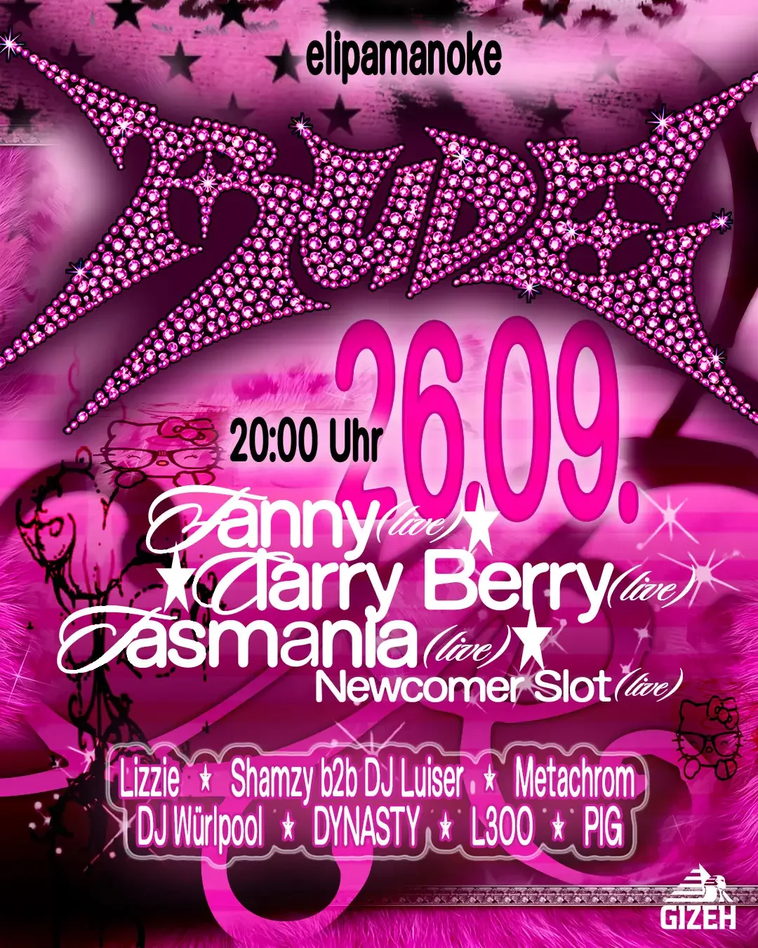 Flyer: RUDE with Fanny, Clarry Berry, Meta Chrom and many more Flyer: RUDE with Fanny, Clarry Berry, Meta Chrom and many more