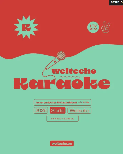 Flyer: Weltecho Karaoke Flyer: Weltecho Karaoke