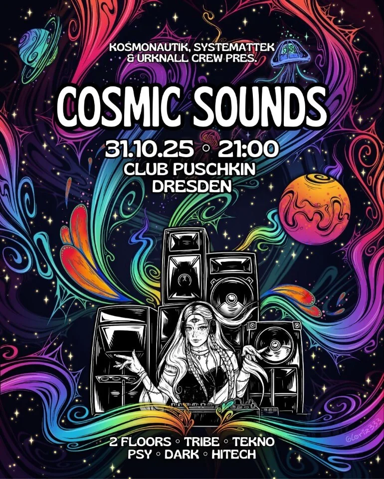 Flyer: COSMIC SOUNDS Flyer: COSMIC SOUNDS
