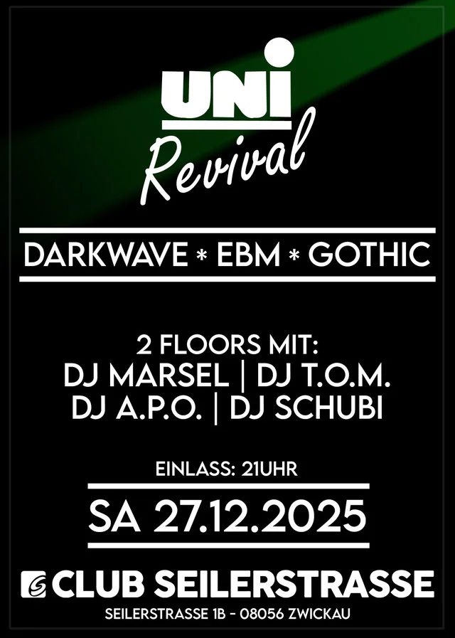 Flyer: Uni Revival VI Flyer: Uni Revival VI