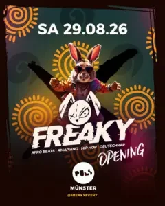 Flyer: FREAKY Season Opening & Homecoming | Puls Münster Flyer: FREAKY Season Opening & Homecoming | Puls Münster