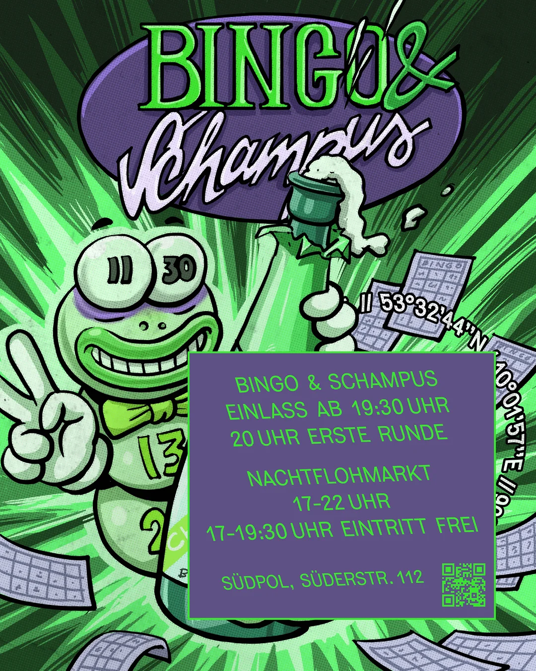Flyer: BINGO & SCHAMPUS Flyer: BINGO & SCHAMPUS