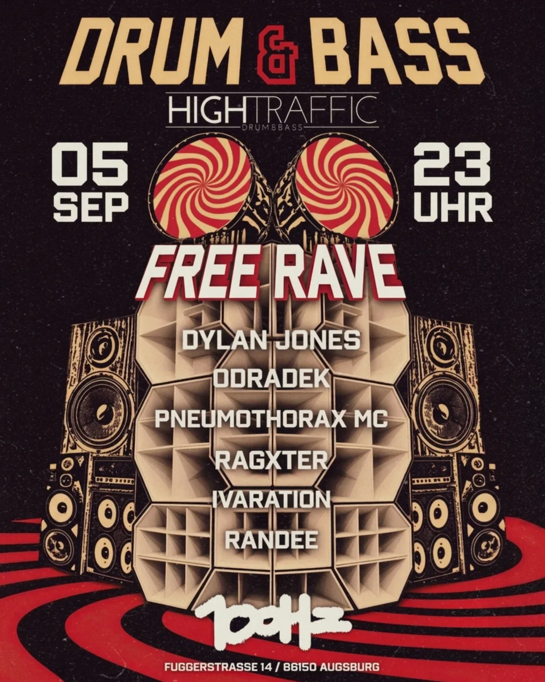 Flyer: FREE RAVE Drum & Bass Flyer: FREE RAVE Drum & Bass