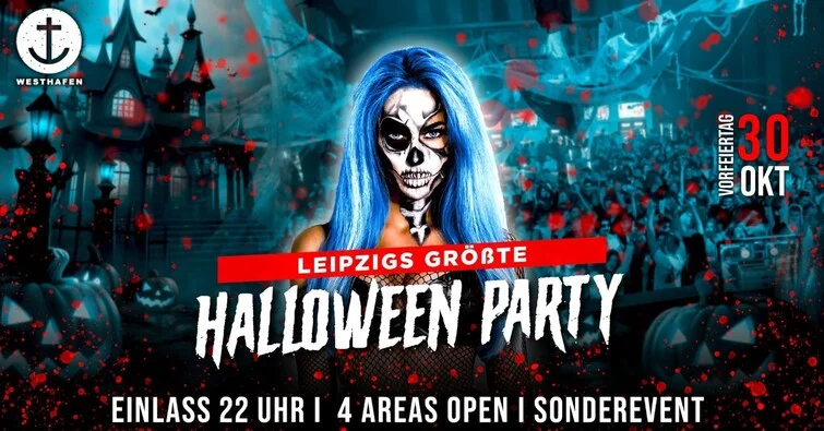 Flyer: Leipzigs größte Halloween Party auf 4 Areas Flyer: Leipzigs größte Halloween Party auf 4 Areas