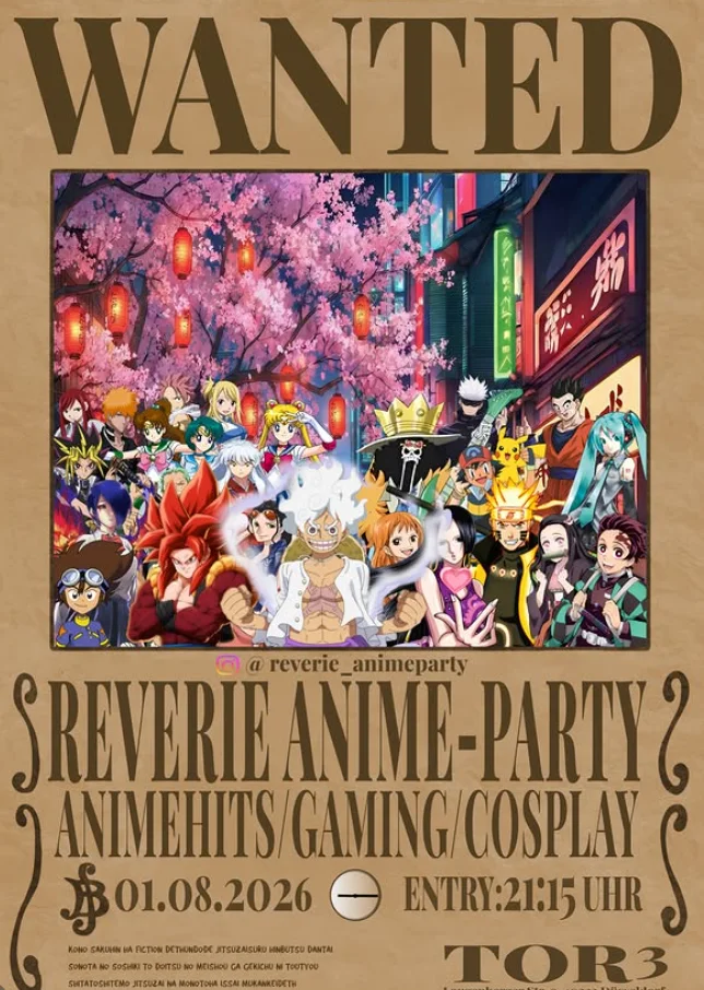 Flyer: Reverie Anime-Party Flyer: Reverie Anime-Party