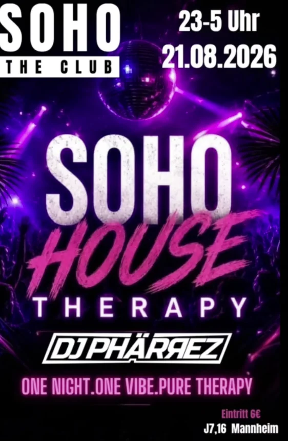 Flyer: HOUSE THERAPY Flyer: HOUSE THERAPY