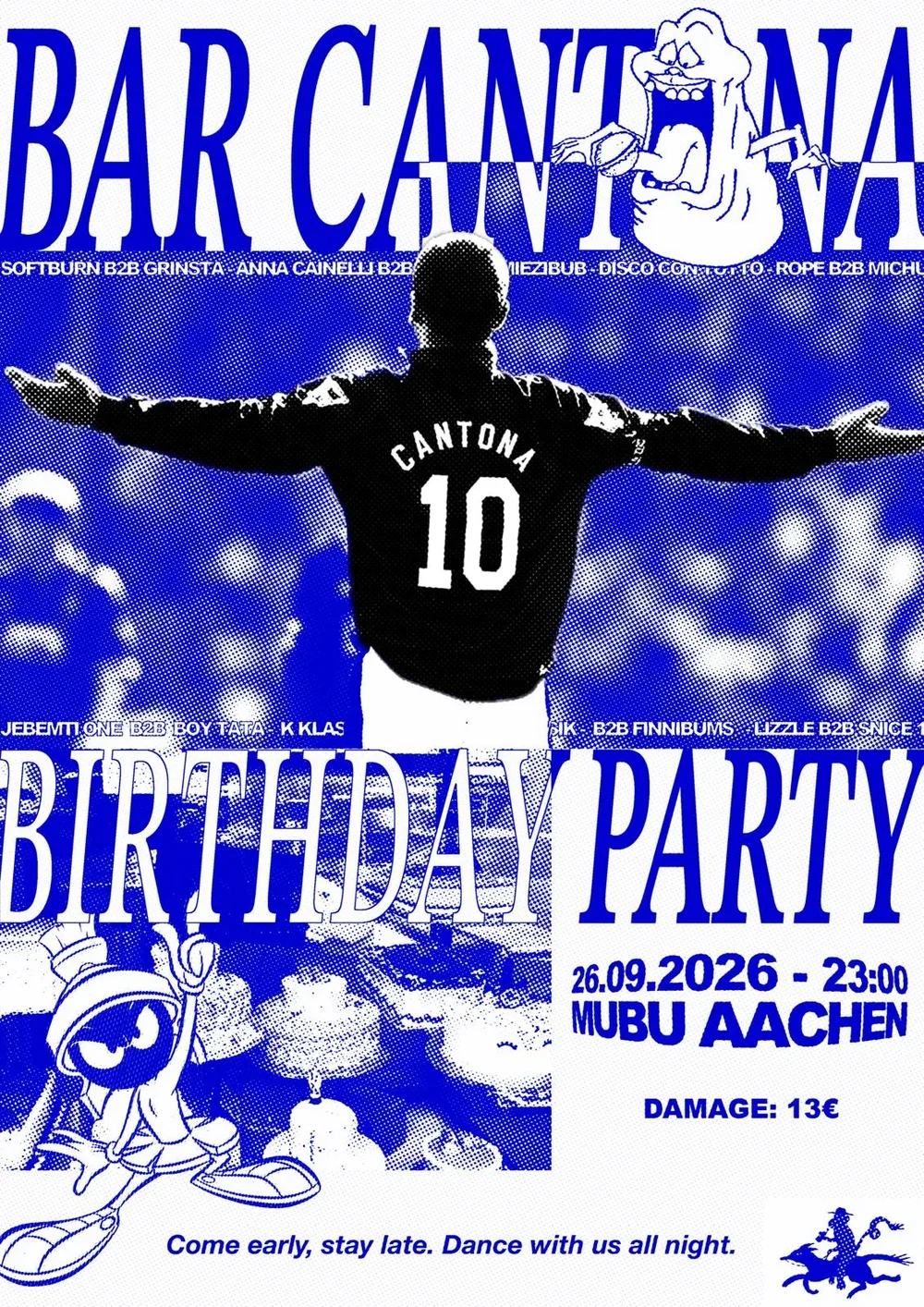 Flyer: Bar Cantona Birthday Party Flyer: Bar Cantona Birthday Party