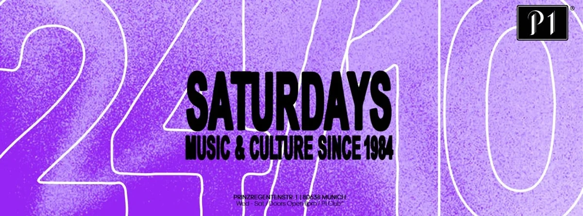 Flyer: SATURDAYS @P1 Flyer: SATURDAYS @P1