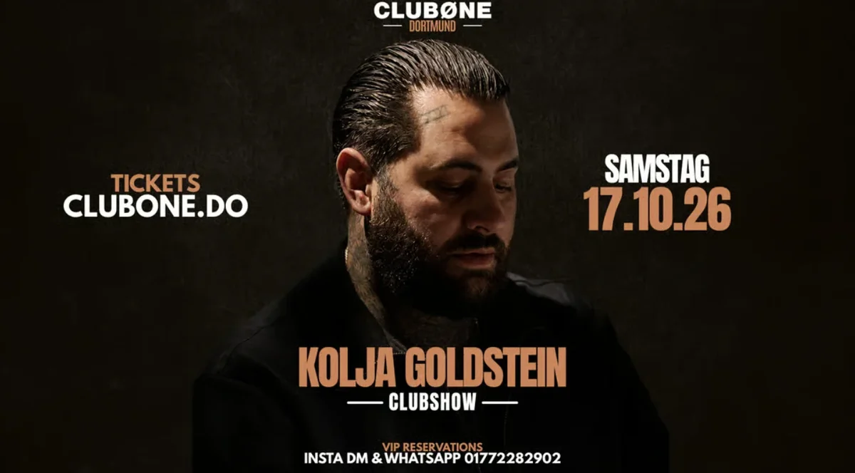 Flyer: KOLJA GOLDSTEIN CLUBSHOW Flyer: KOLJA GOLDSTEIN CLUBSHOW