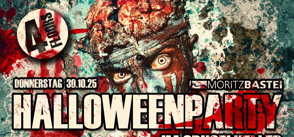 Flyer: Die große Halloweenparty im Gruselkeller Moritzbastei auf 4 Floors! Flyer: Die große Halloweenparty im Gruselkeller Moritzbastei auf 4 Floors!