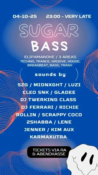 Flyer: Sugarbass Flyer: Sugarbass