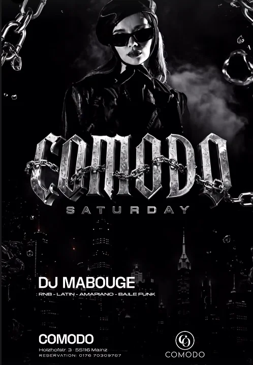Flyer: Comodo Saturday Flyer: Comodo Saturday