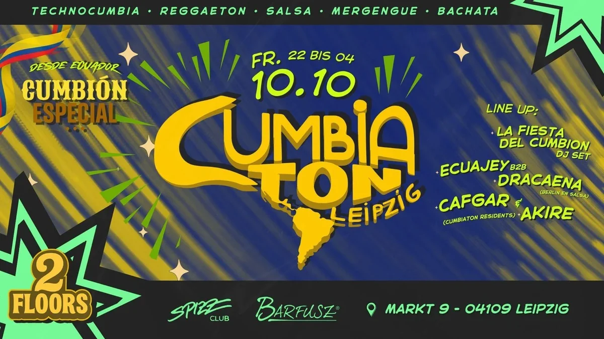 Flyer: Cumbiaton x Sabor Cubano Flyer: Cumbiaton x Sabor Cubano