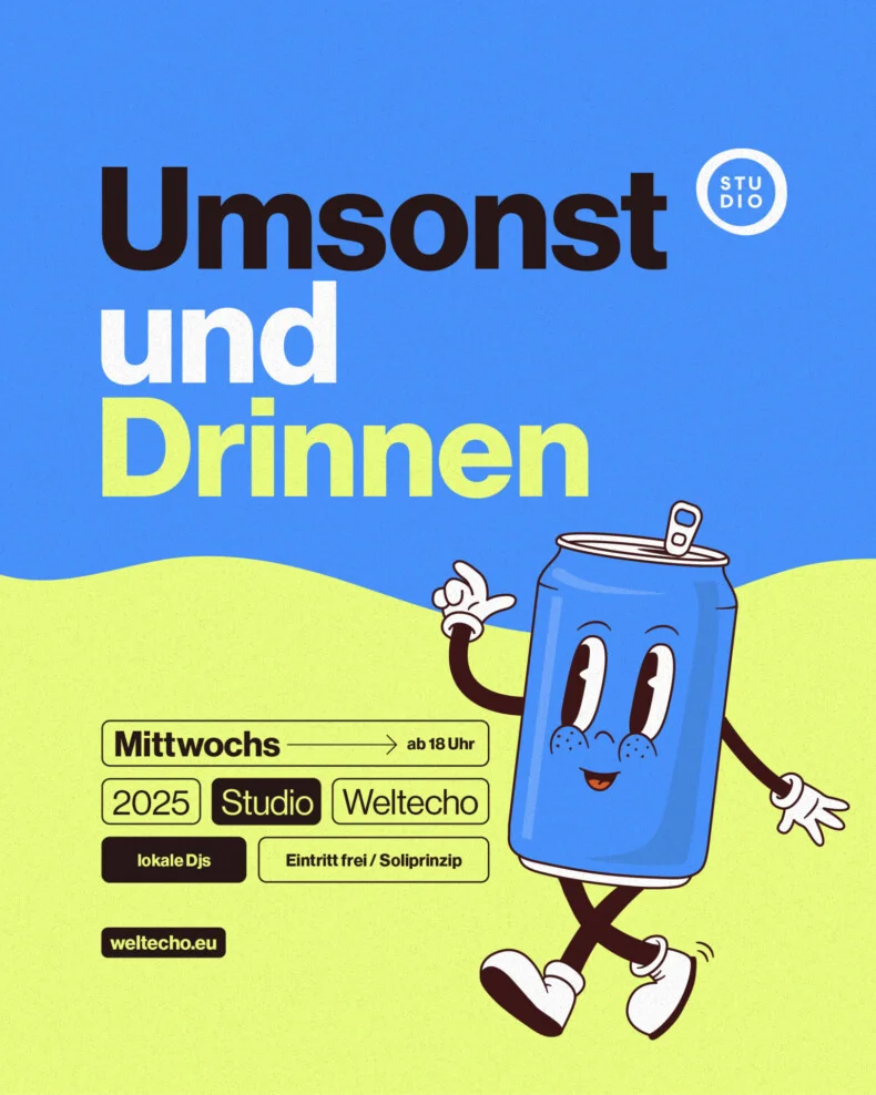 Flyer: Umsonst & Drinnen Flyer: Umsonst & Drinnen