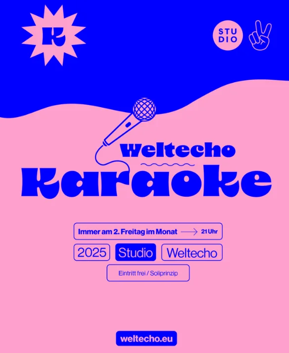 Flyer: Weltecho Karaoke Flyer: Weltecho Karaoke