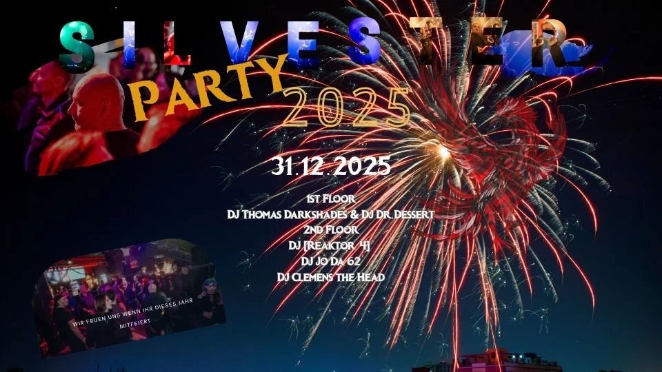 Flyer: Silverster Party 2025 Flyer: Silverster Party 2025