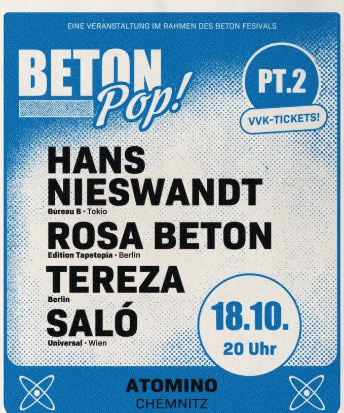 Flyer: BETON POP PT.2 Flyer: BETON POP PT.2