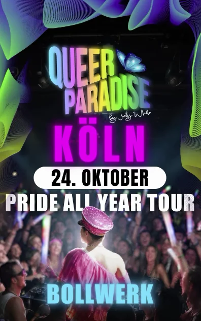 Flyer: Queer Paradise – Die ultimative Queer-Party! Flyer: Queer Paradise – Die ultimative Queer-Party!