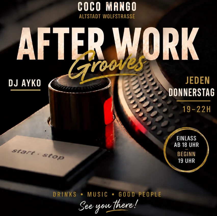 Flyer: After Work Grooves Flyer: After Work Grooves
