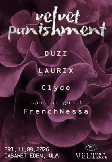 Flyer: Velvet Punishment Flyer: Velvet Punishment