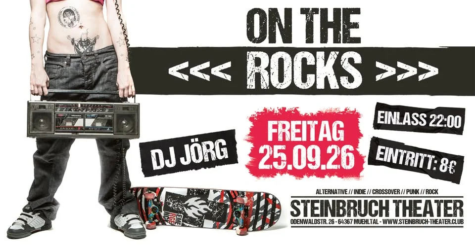 Flyer: On The Rocks mit DJ Jörg Flyer: On The Rocks mit DJ Jörg