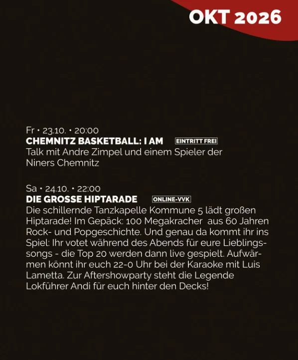 Flyer: Die große Hiptarade Flyer: Die große Hiptarade