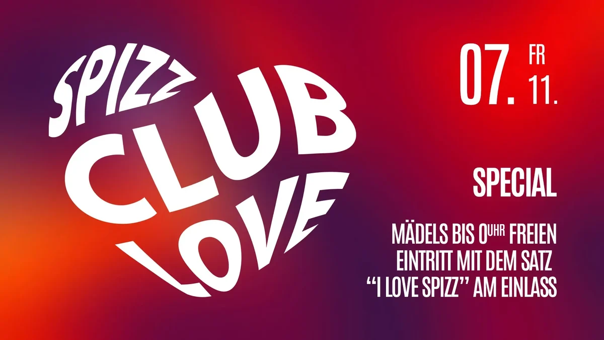 Flyer: SPIZZ CLUBLOVE Flyer: SPIZZ CLUBLOVE