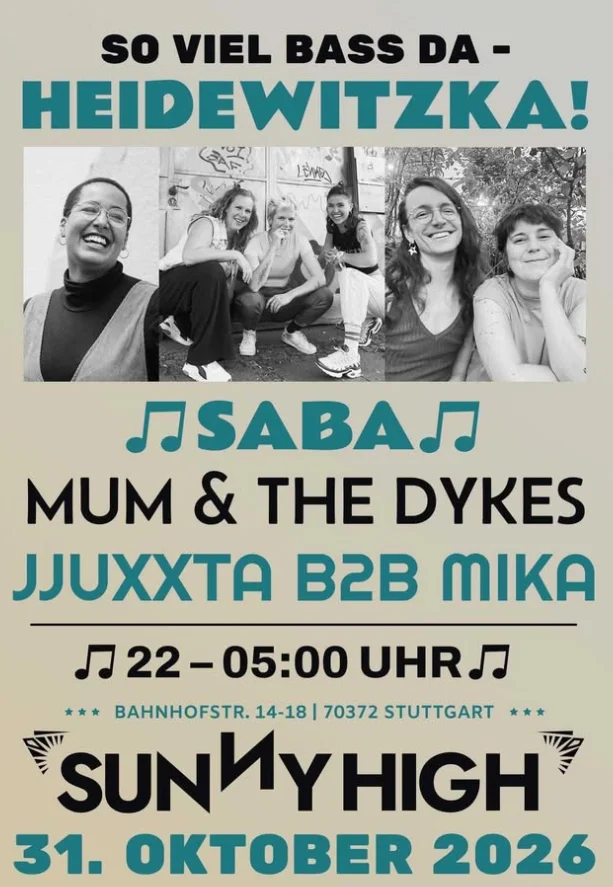 Flyer: HEIDEWITZKA - so viel Bass da Flyer: HEIDEWITZKA - so viel Bass da