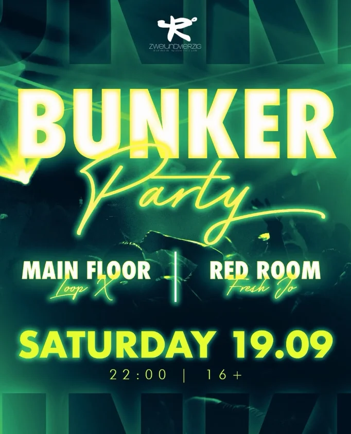 Flyer: Bunkerparty Flyer: Bunkerparty