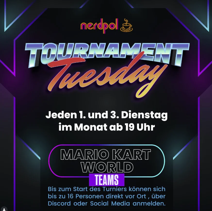 Flyer: Tournament Tuesday Flyer: Tournament Tuesday