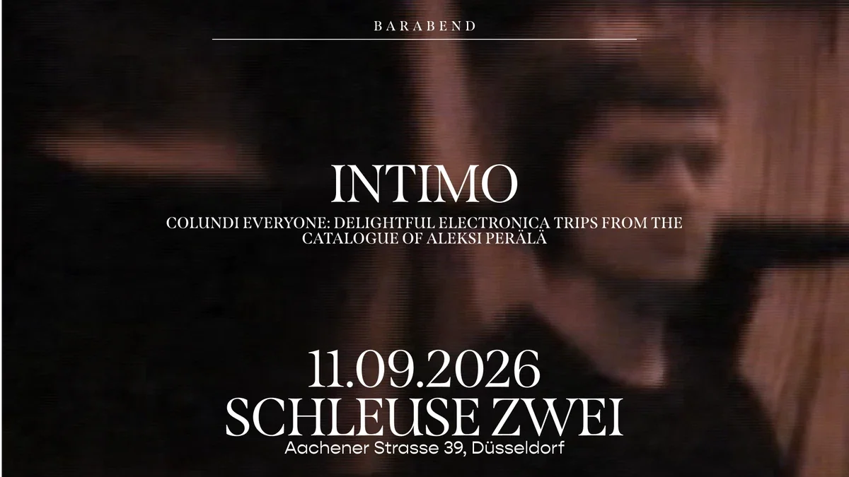 Flyer: Barabend mit DJ-Set – Intimo Flyer: Barabend mit DJ-Set – Intimo