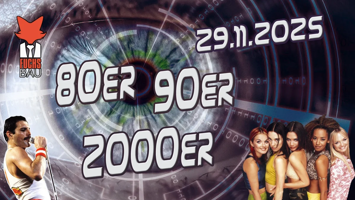 Flyer: 80er + 90er + 2000er Party Flyer: 80er + 90er + 2000er Party