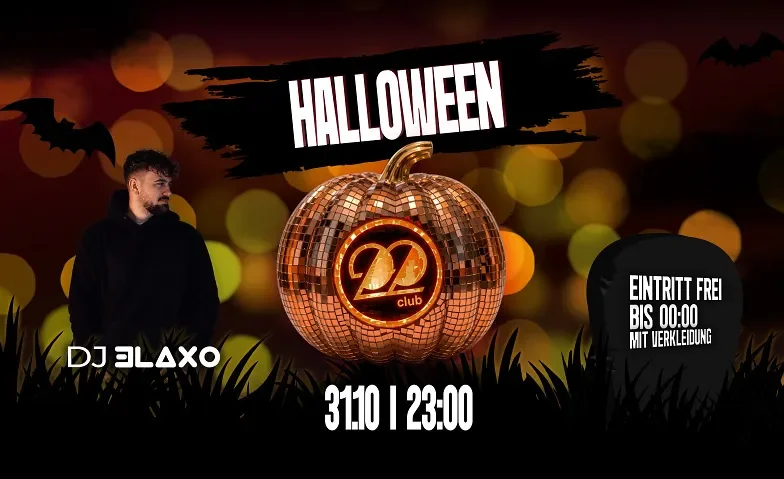 Flyer: HALLOWEEN IM CLUB 22 Flyer: HALLOWEEN IM CLUB 22