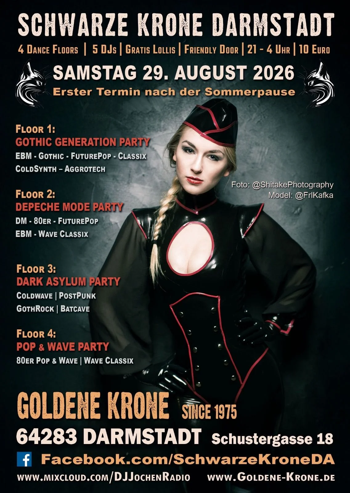 Flyer: Schwarze Krone Gothicparty Flyer: Schwarze Krone Gothicparty